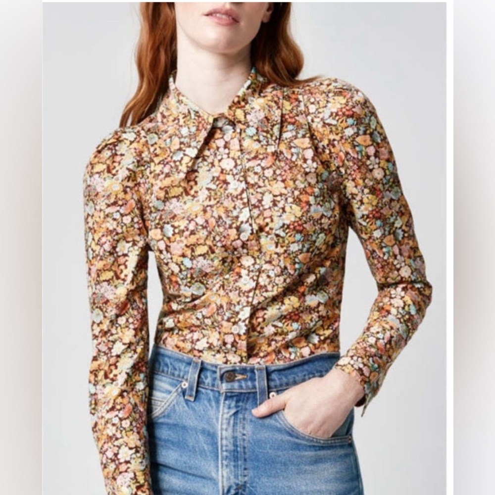 NWT - Smythe floral blouse